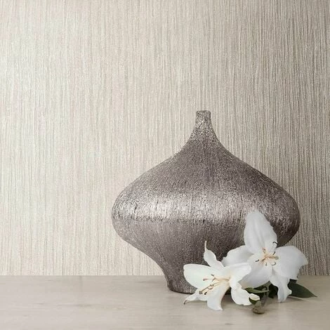 Muriva Texture Lustre Truffle Wallpaper Pearlescent Linear Plain Shiny Finish 2 Muriva Texture Lustre Truffle Wallpaper Pearlescent Linear Plain Shiny Finish - Image 2
