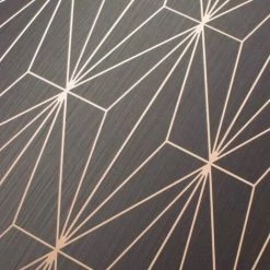 Charcoal Rose Gold Metallic Geometric Wallpaper Triangles Vinyl Muriva Kayla 7 Charcoal Rose Gold Metallic Geometric Wallpaper Triangles Vinyl Muriva Kayla -MURIVA SHOP 13783053 4