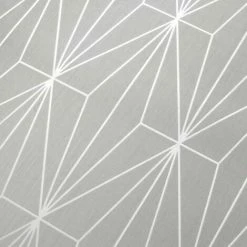 Dove Grey Silver Metallic Geometric Wallpaper Triangles Vinyl Muriva Kayla -MURIVA SHOP 13783056 4