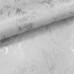 Alternative view of Industrial Stone Concrete Wallpaper Metallic Silver Grey Vinyl Muriva Arlo