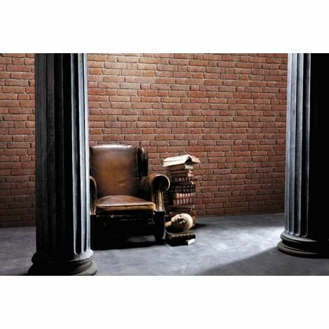 Muriva Brick Effect Scrubbable Wallpaper J30108 1 Muriva Brick Effect Scrubbable Wallpaper J30108