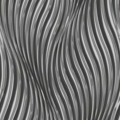Muriva Reflective Black Silver Mono Striped Wallpaper Vinyl Paste The Wall