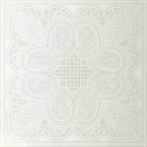 White Floral Wallpaper Muriva Blown Vinyl Glitter Textured Embossed Silver 1 White Floral Wallpaper Muriva Blown Vinyl Glitter Textured Embossed Silver