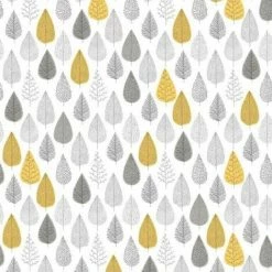 Into The Woods Wallpaper Muriva White Grey Yellow Trees Modern Natural