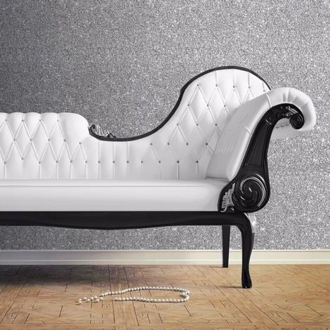 Muriva Couture Sparkle Silver Wallpaper Glitter Effect Shiny Shimmer Vinyl Heavy 1 Muriva Couture Sparkle Silver Wallpaper Glitter Effect Shiny Shimmer Vinyl Heavy