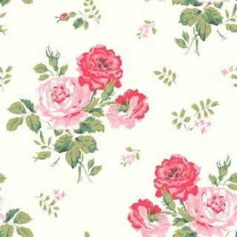 MURIVA Cath Kidston Floral Flower Rose Pink Green Luxury Wallpaper Nature 1 MURIVA Cath Kidston Floral Flower Rose Pink Green Luxury Wallpaper Nature