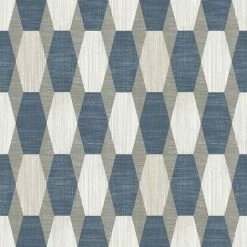 DISCONTINUED 3D Geometric Wallpaper Glitter Effect Sparkle Retro Paste The Wall Vinyl Muriva