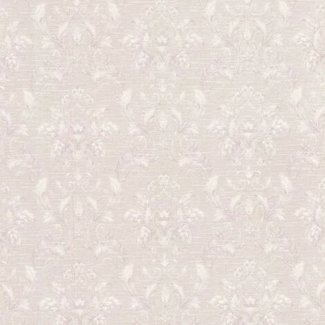 MURIVA Soft Subtle Lilac Blush Pink Damask Wallpaper Luxury Vinyl Retro Traditional 2 MURIVA Soft Subtle Lilac Blush Pink Damask Wallpaper Luxury Vinyl Retro Traditional - Image 2