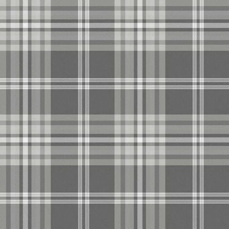 MURIVA Catherine Lansfield Designer Kelso Check Tartan Grey Silver Wallpaper 165523 MURIVA Catherine Lansfield Designer Kelso Check Tartan Grey Silver Wallpaper 165523 -MURIVA SHOP 61257791 1