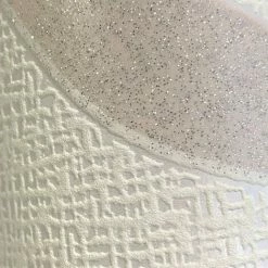 Alternative view of Freya Floral Wallpaper Muriva Textured Vinyl Red White Glitter Flower Natural