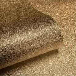 Muriva Sparkle Glitter Textured Wallpaper (One Size) (Gold) -MURIVA SHOP 70355835 3