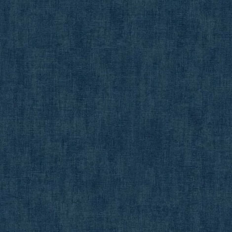 Muriva Linen Textured Wallpaper (10m X 53cm) (Blue) 1 Muriva Linen Textured Wallpaper (10m X 53cm) (Blue)