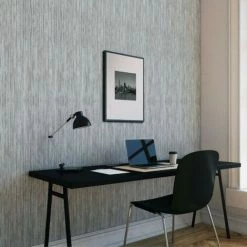 Alternative view of Muriva Bryce Metallic Textured Wallpaper (10m X 53cm) (Bronze/Silver)