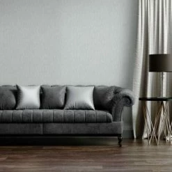 Alternative view of Muriva Kate Lustre Textured Wallpaper (10m X 53cm) (Silver)