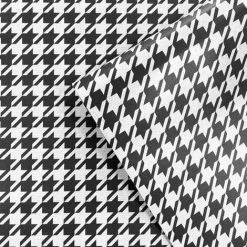 Muriva Houndstooth Textured Wallpaper (10m X 53cm) (Black/White) -MURIVA SHOP 70358206 4