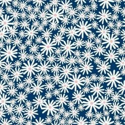 Muriva Skinnydip Daisy Wallpaper (10m X 53cm) (Blue)