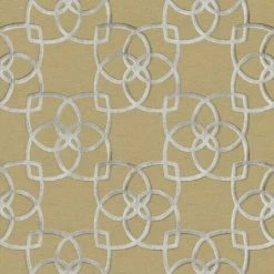 Muriva Marrakech Geometric Wallpaper (10m X 53cm) (Gold/Silver)
