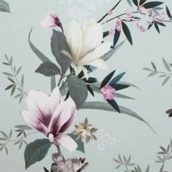 Alternative view of Muriva Lipsy Lotus Wallpaper (One Size) (Duck Egg Blue)
