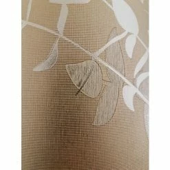 Silver Gold Leaf Floral Wallpaper Metallic Foil Silhouette Vinyl Flowers Muriva -MURIVA SHOP 8766238 4