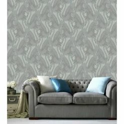 MURIVA Silver Swan Wallpaper Blown Vinyl Embossed Metallic Sheen Glitter Feature Wall 6 MURIVA Silver Swan Wallpaper Blown Vinyl Embossed Metallic Sheen Glitter Feature Wall -MURIVA SHOP 9304652 3