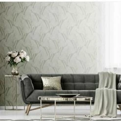 Muriva Odette Swan Wallpaper Pearl Glitter Bird Blown Vinyl Embossed Metallic 5 Muriva Odette Swan Wallpaper Pearl Glitter Bird Blown Vinyl Embossed Metallic -MURIVA SHOP 9375173 3